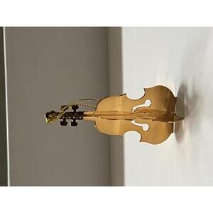 Danbury Mint Vintage 23k Gold Plated Christmas Ornament 1984